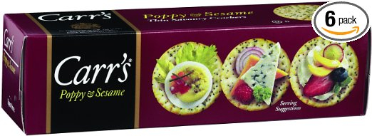 Crackers- Carrs- Poppy
